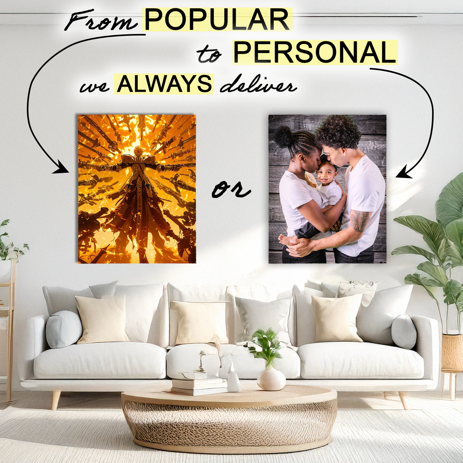 Custom UV Printed Canvas