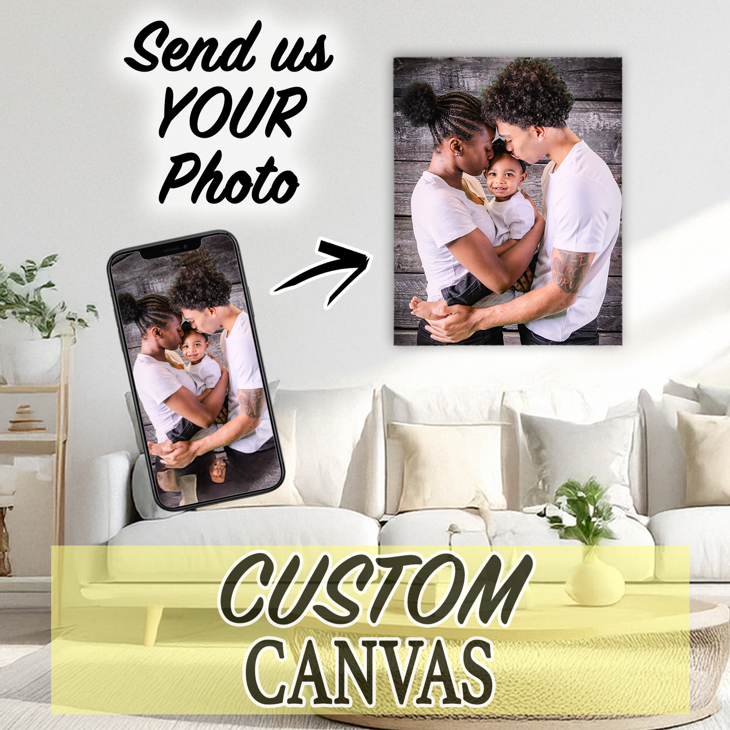 Custom UV Printed Canvas