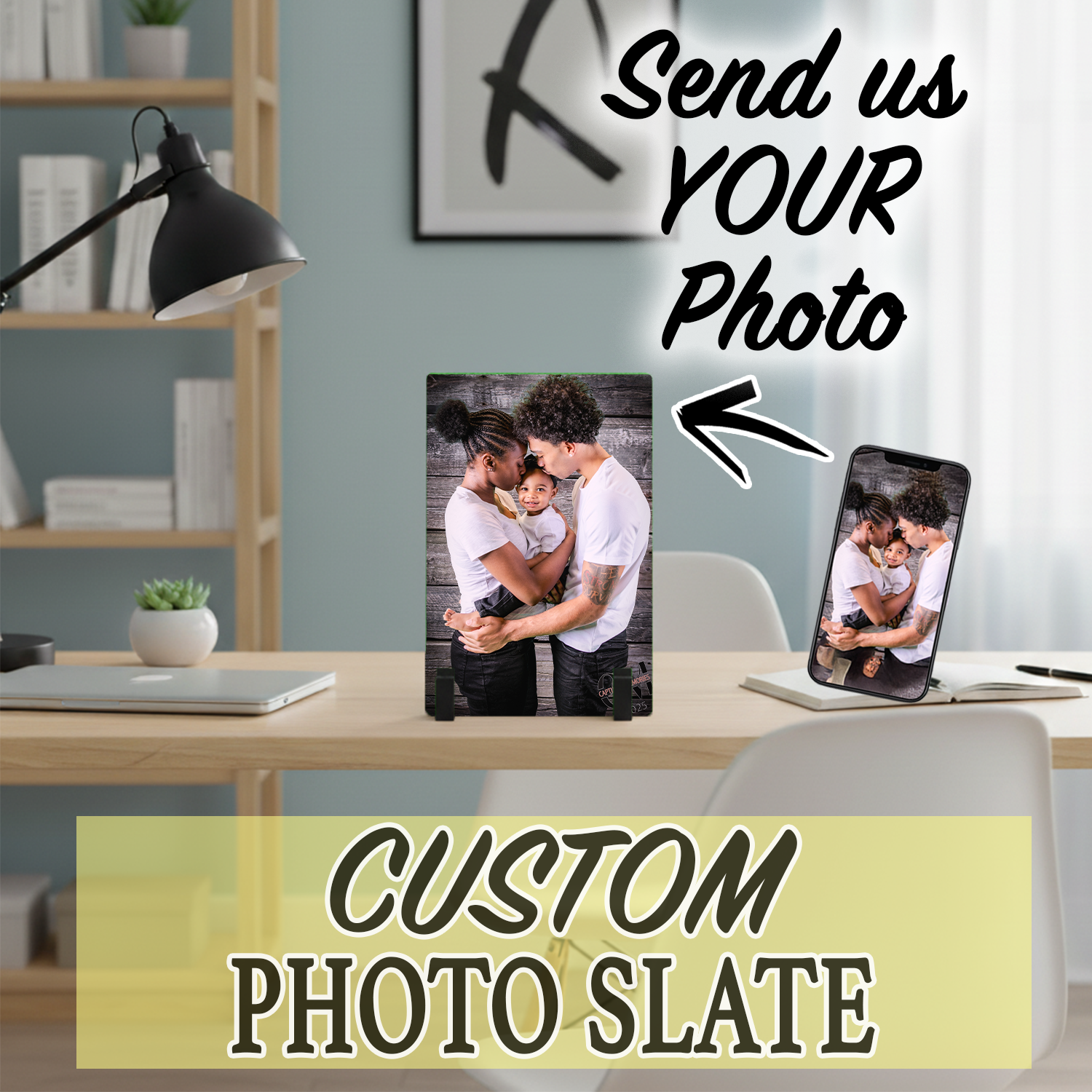 Custom UV Printed Photo Slate